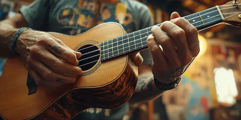 Czy chwyty na ukulele sa takie same jak na gitare